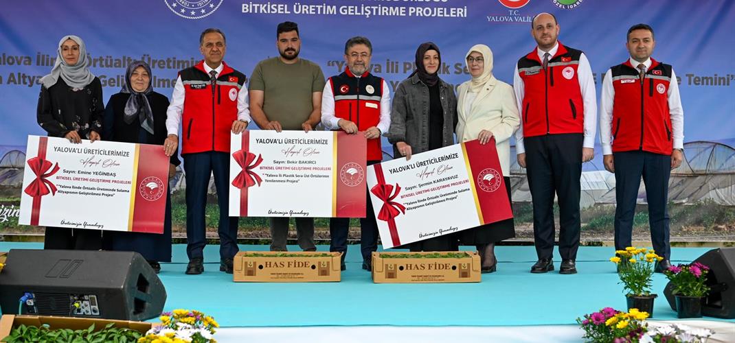 BAKANIMIZ İBRAHİM YUMAKLI BİTKİSEL ÜRETİM GELİŞTİRME PROJELERİ TEMİN TÖRENİNE KATILDI