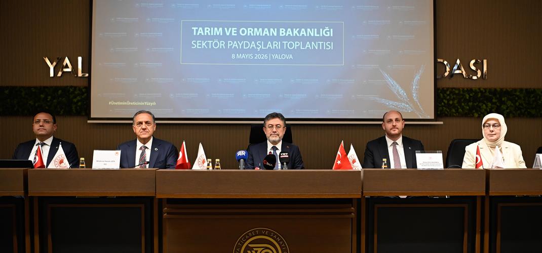 BAKANIMIZ İBRAHİM YUMAKLI YALOVA'DAKİ SEKTÖR TOPLANTISINDA TARIMSAL MÜJDELER VERDİ