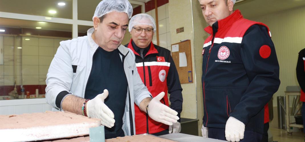 RAMAZAN BAYRAMI ÖNCESİ TATLI İŞLETMECİLERİ DENETLENDİ