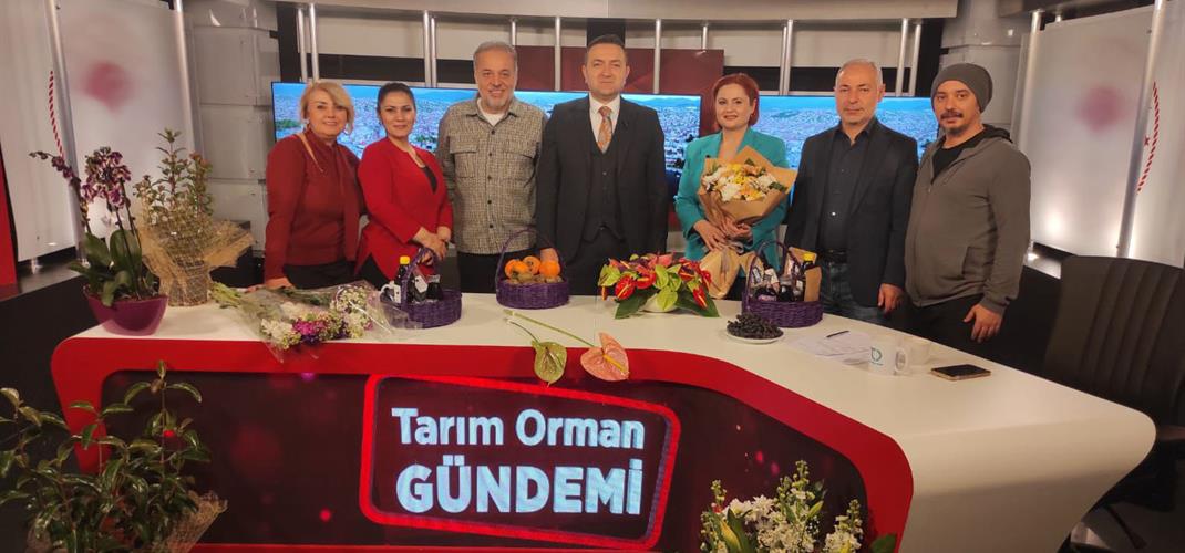 İL MÜDÜRÜMÜZ MUSTAFA İLMEÇ TARIM ORMAN EKRANINA KONUK OLDU
